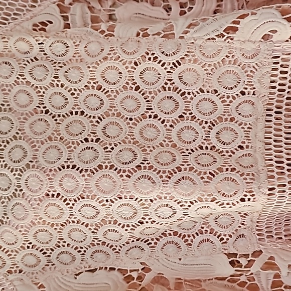 NWT ASOS Premium Curve Light Pink Lace Jacket Sz 24 - Picture 10 of 14